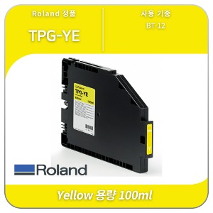TPG-YE Roland 티셔츠프린터 BT-12 Yellow 잉크 100ml
